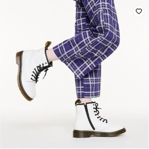 Dr. Martens 1460 8-Eye Boot - Little Kid / Big Kid - White size 1 unisex